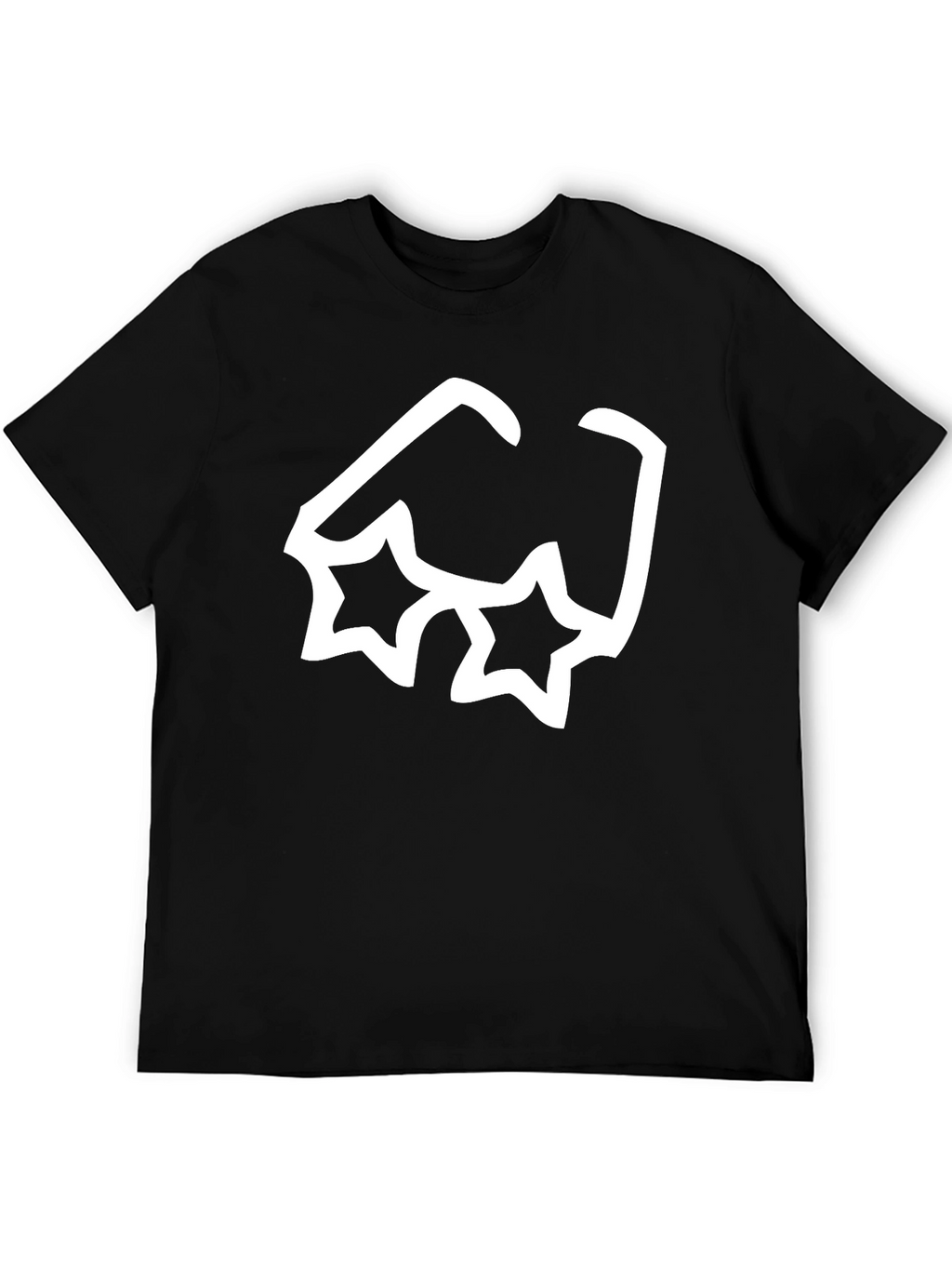 Cool Star Sunglasses Graphic Black T-Shirt