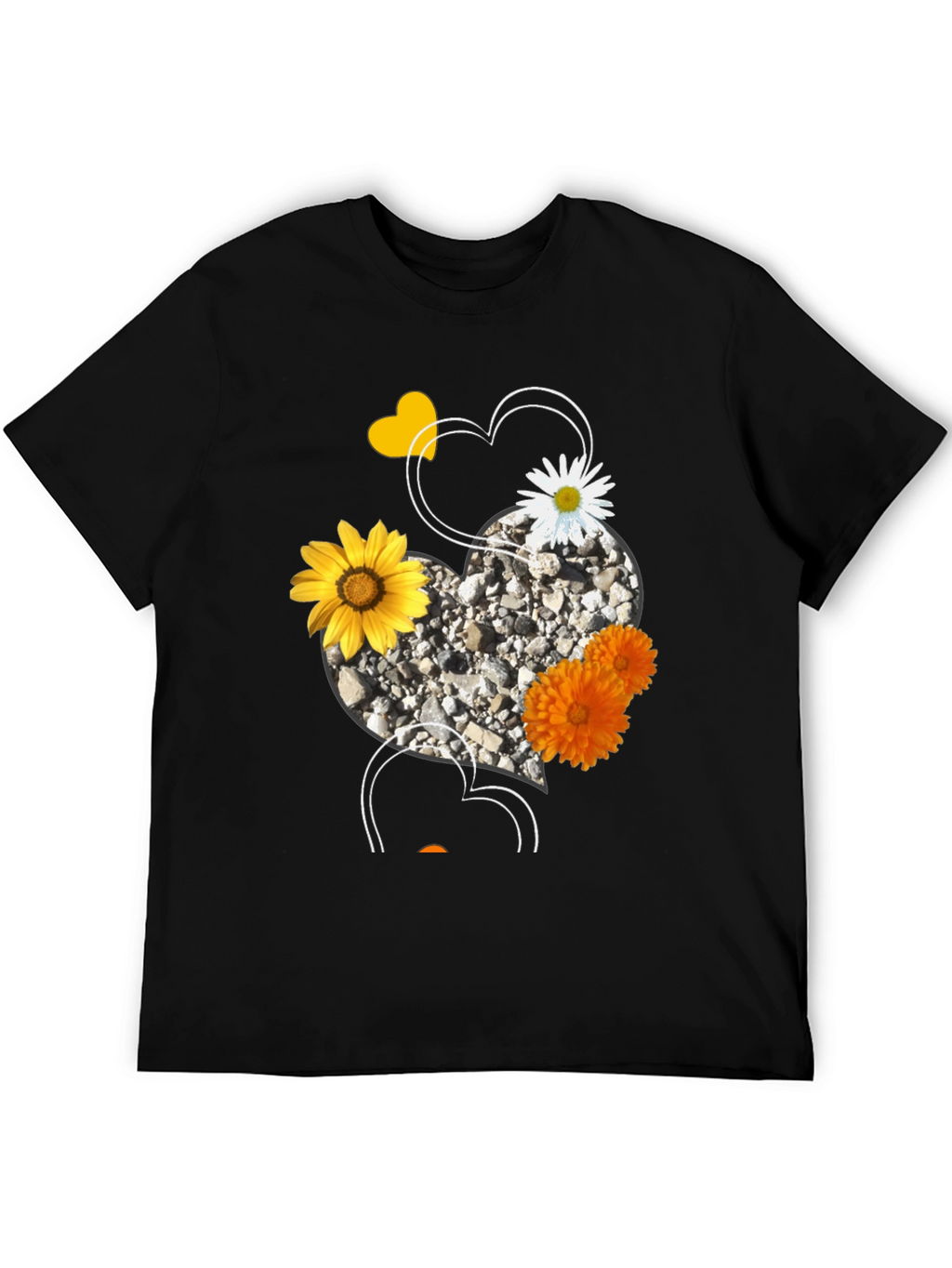 Floral Heart Graphic Tee