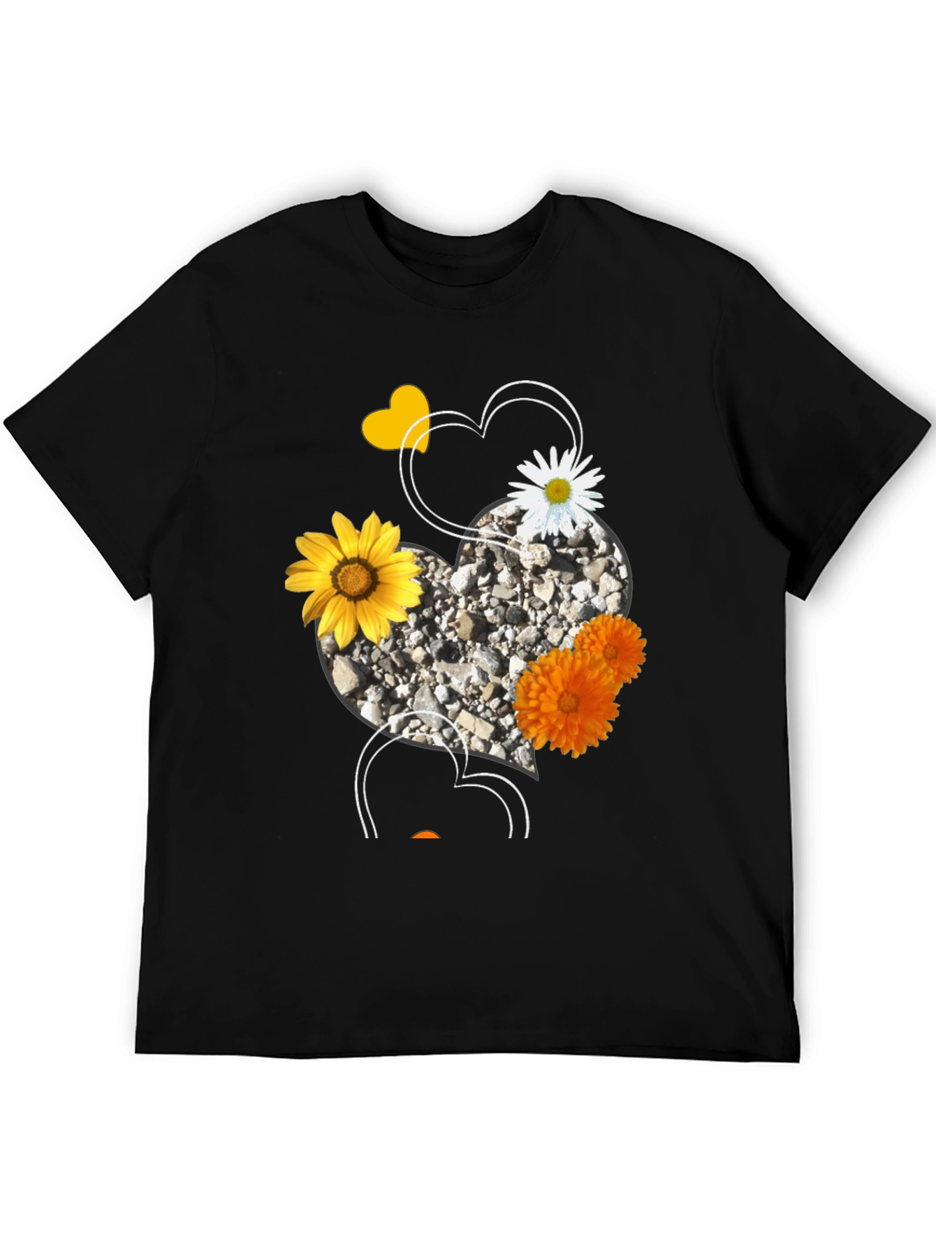 Floral Heart Graphic Tee