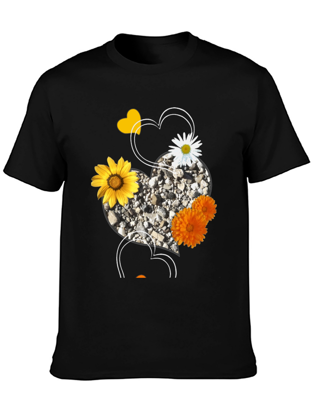 Floral Heart Graphic Tee