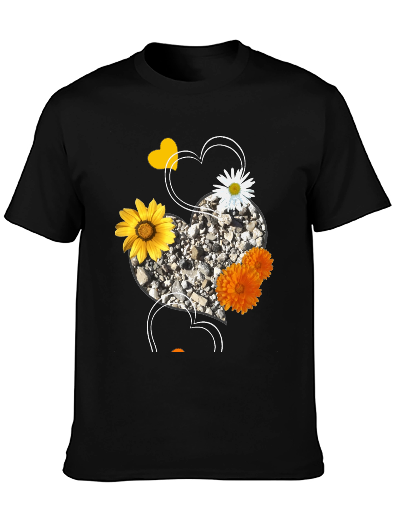 Floral Heart Graphic Tee