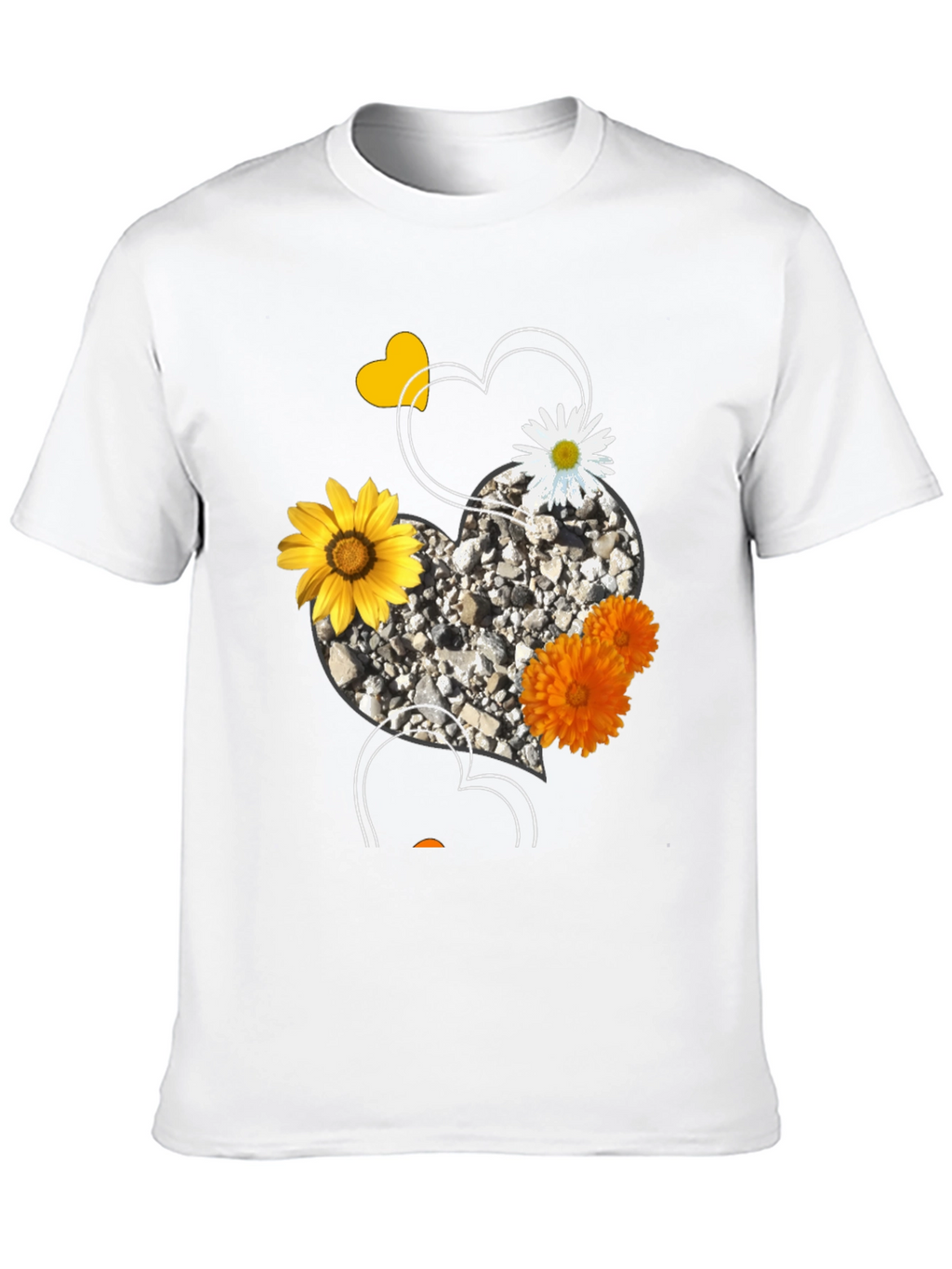 Floral Heart Graphic Tee