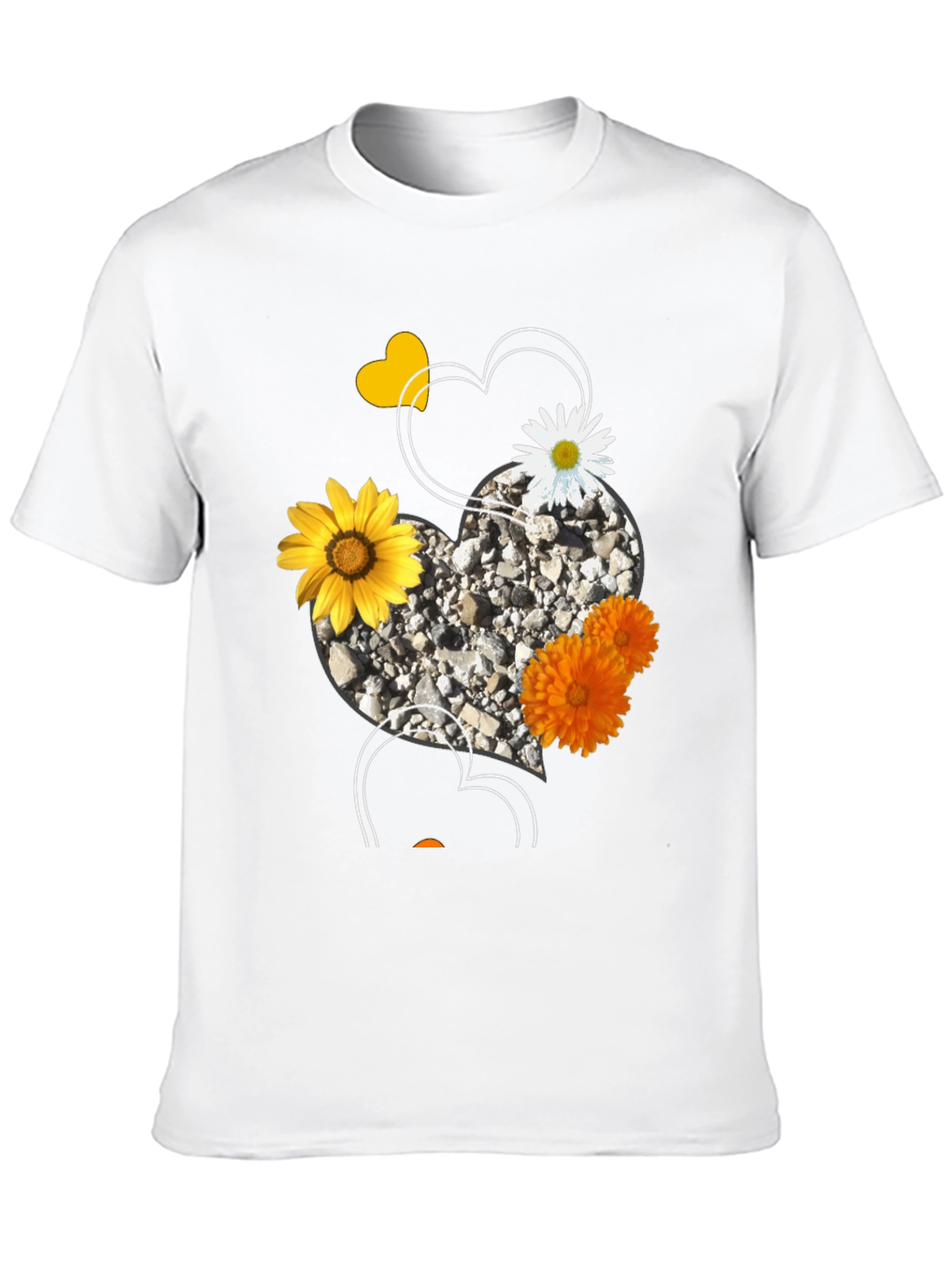 Floral Heart Graphic Tee