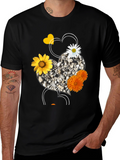 Floral Heart Graphic Tee