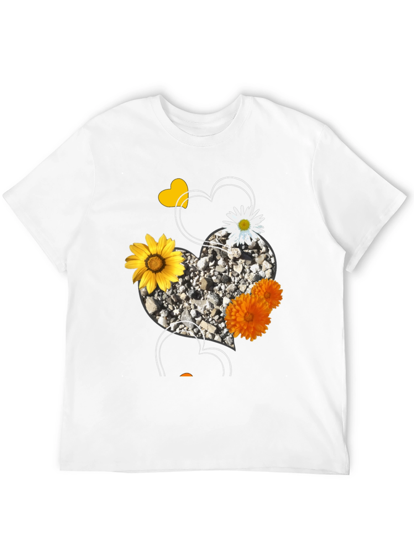 Floral Heart Graphic Tee