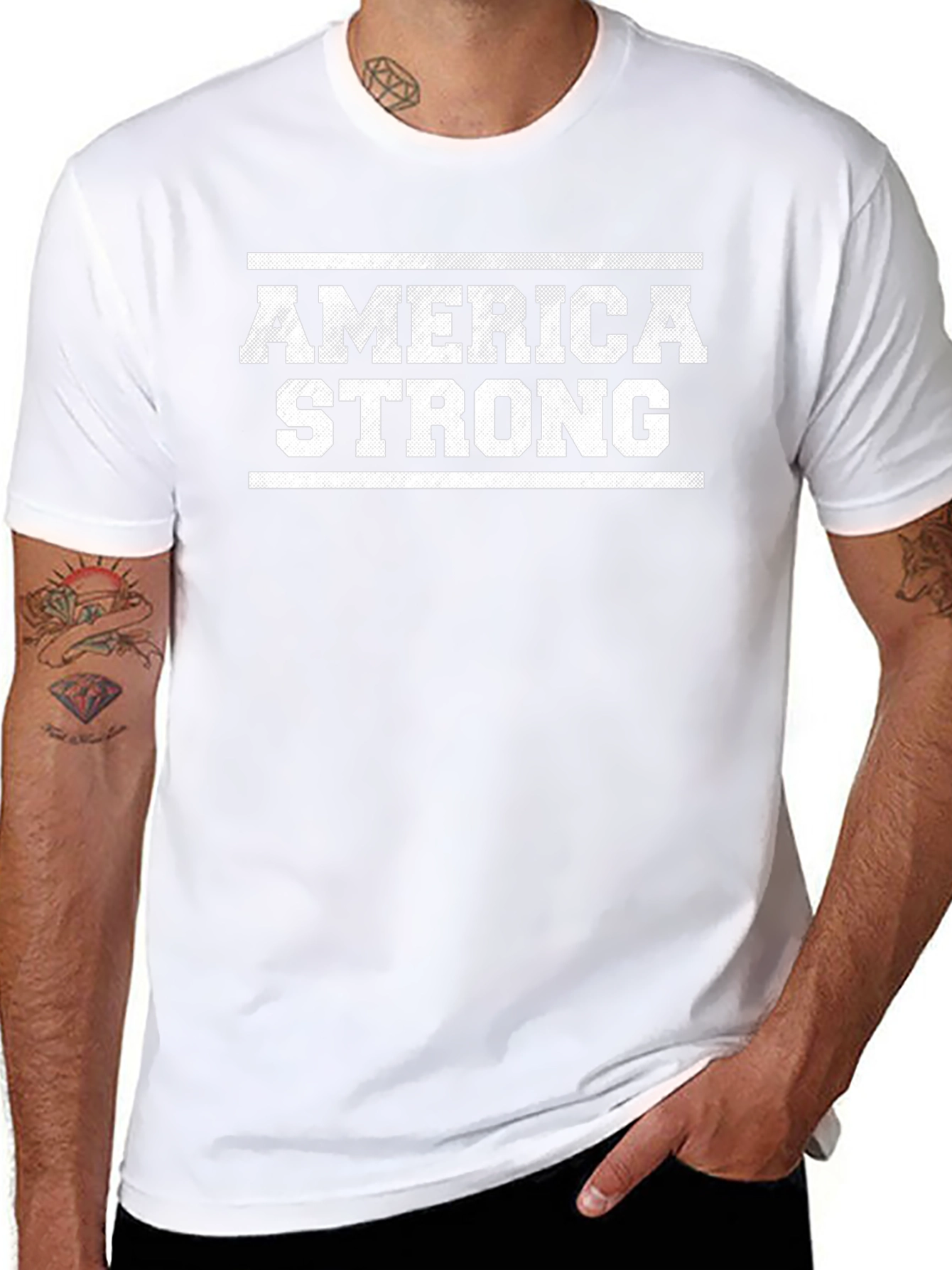 America Strong Graphic T-Shirt