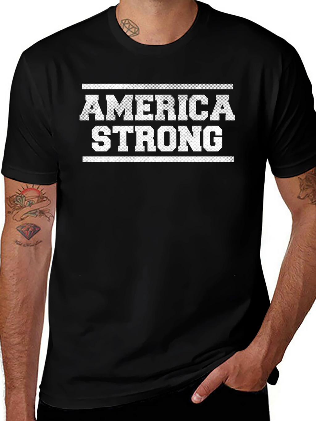 America Strong Graphic T-Shirt