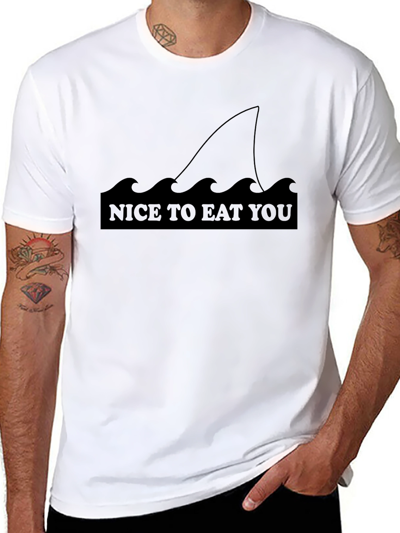 Nice To Eat You Shark T-Shirt