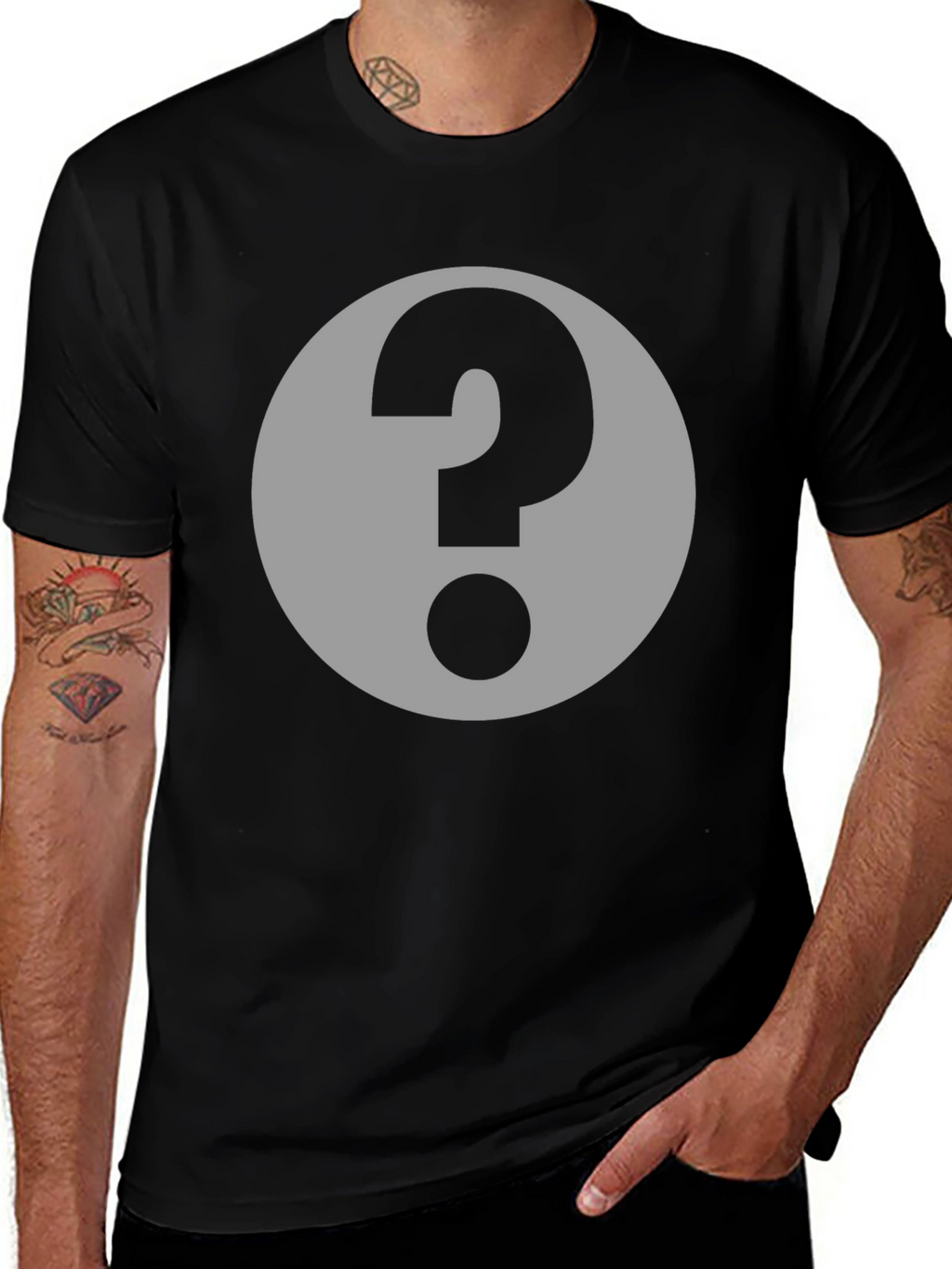 Mystery Question Mark Graphic Tee