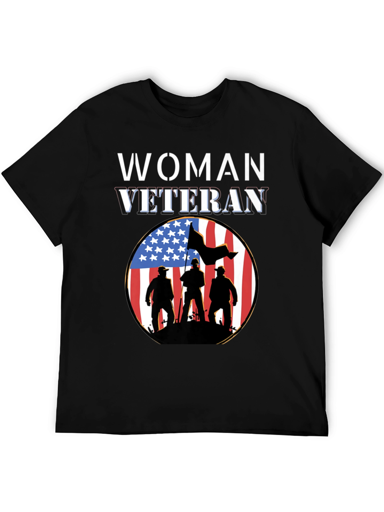 Woman Veteran Patriotic T-Shirt