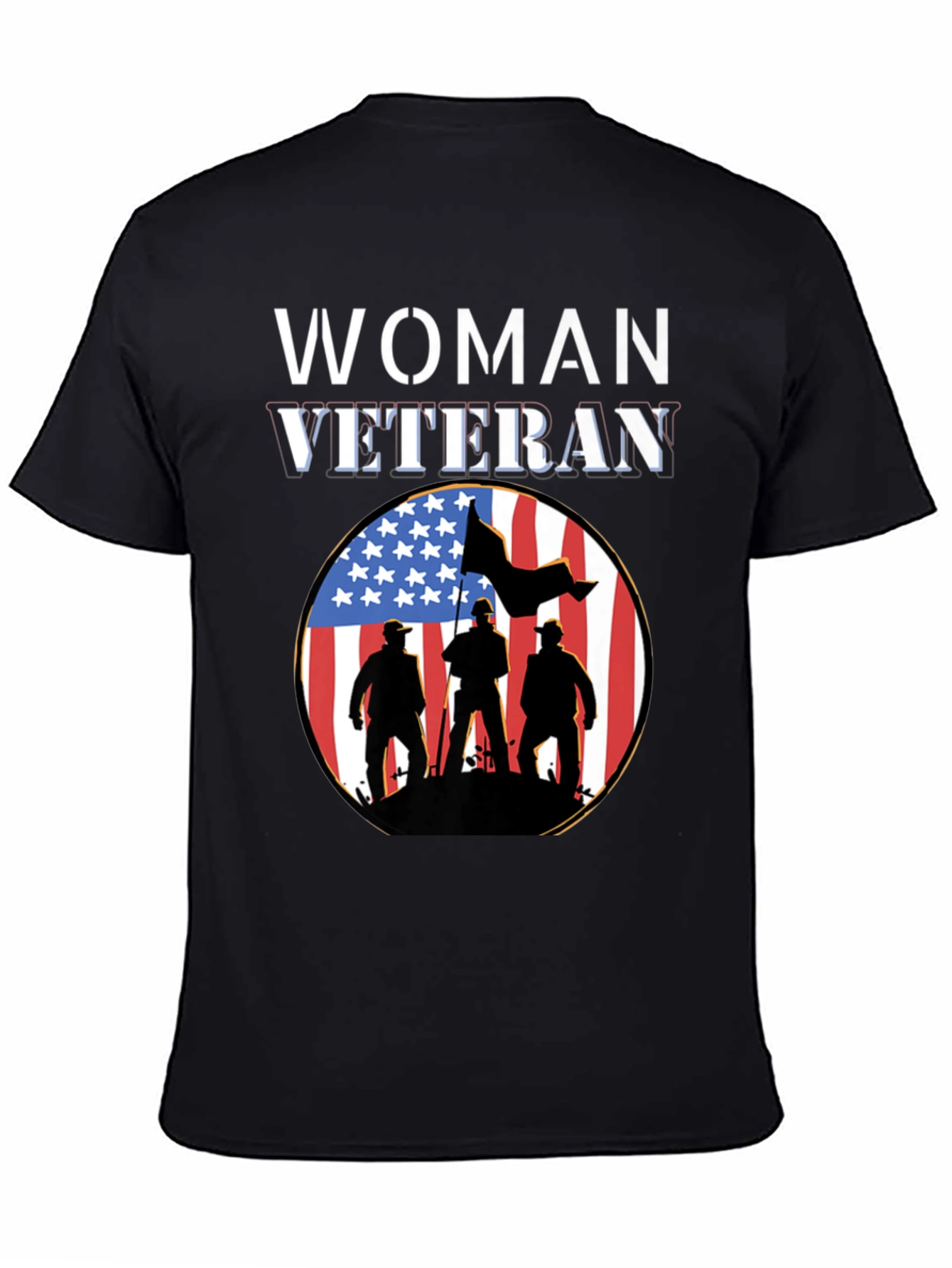 Woman Veteran Patriotic T-Shirt