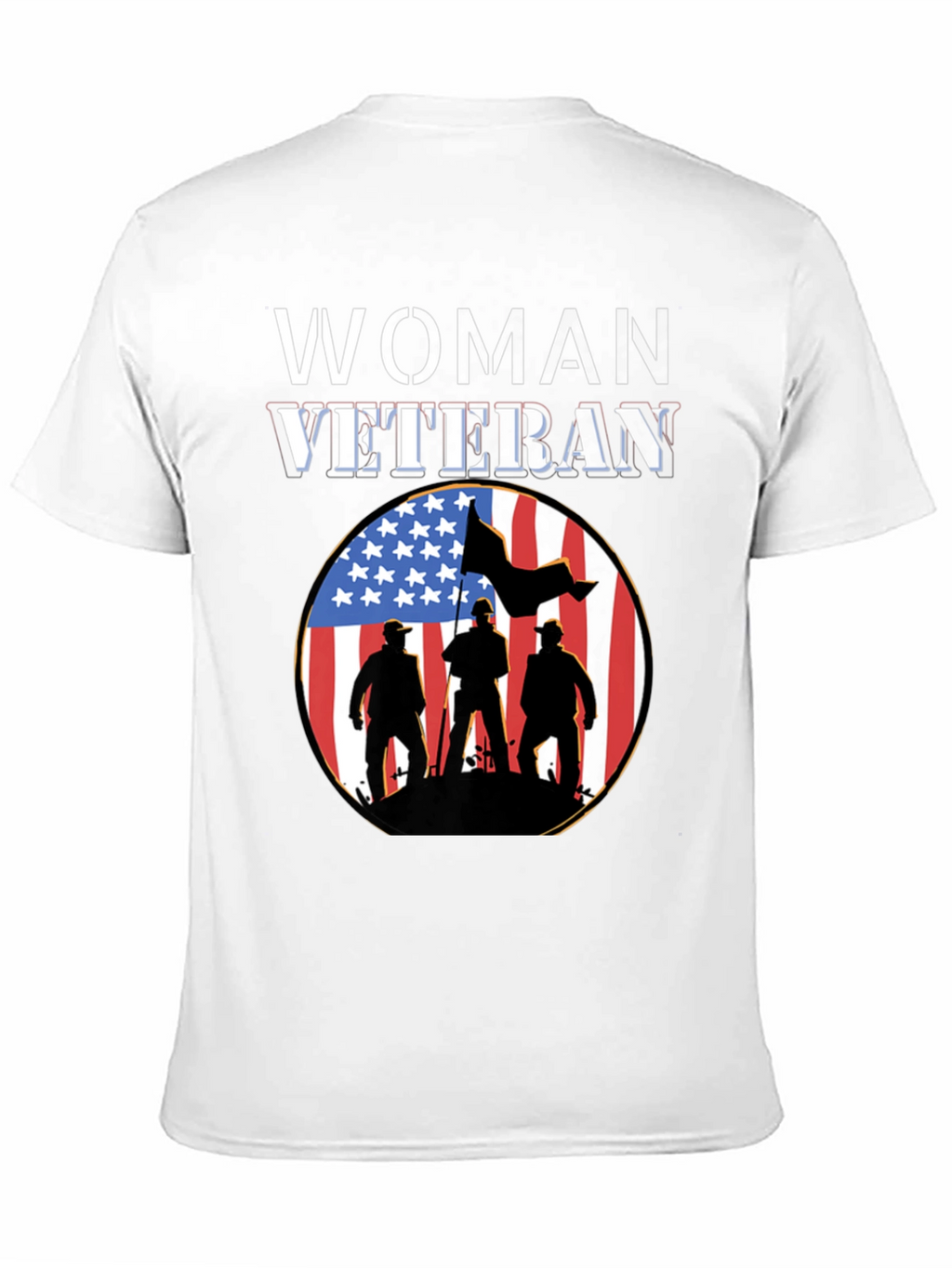 Woman Veteran Patriotic T-Shirt