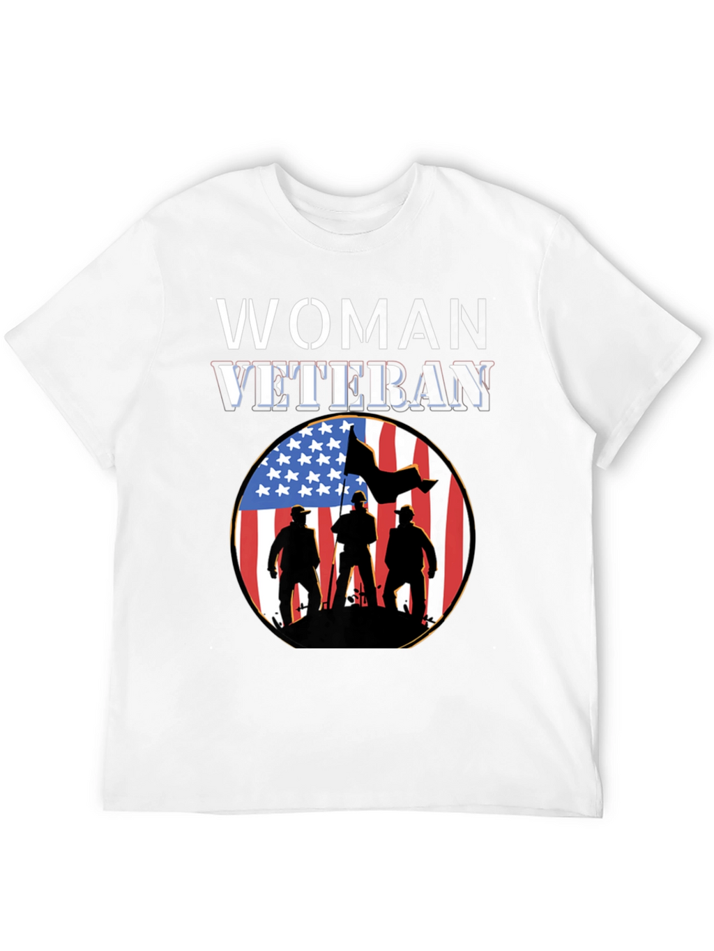 Woman Veteran Patriotic T-Shirt
