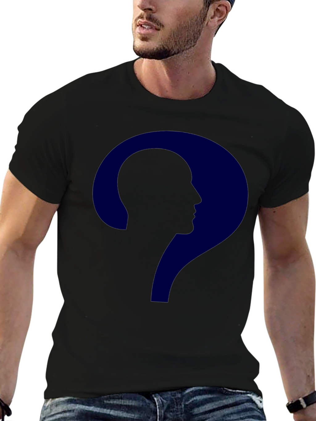 Question Mark Man Tee - Riddle Me This T-Shirt