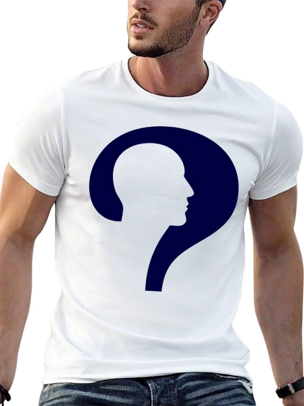 Question Mark Man Tee - Riddle Me This T-Shirt