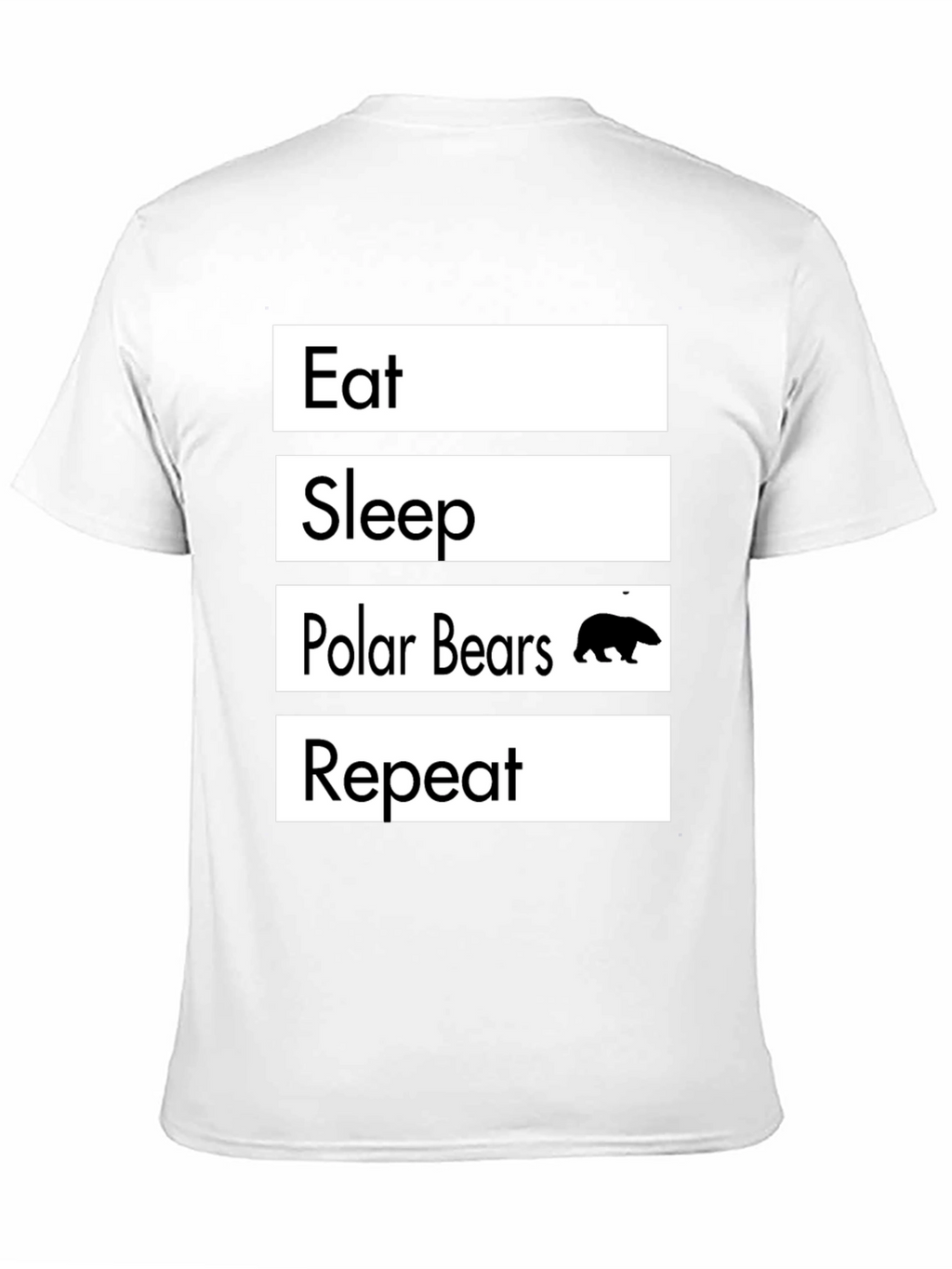 Eat Sleep Polar Bears Repeat T-Shirt