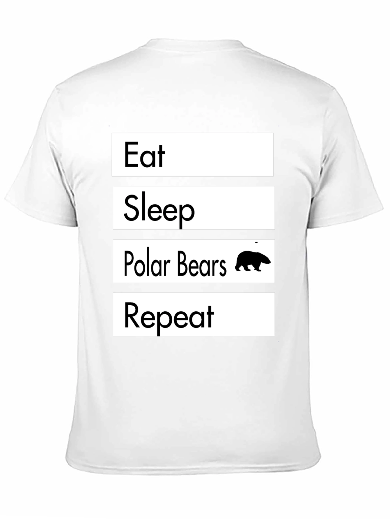Eat Sleep Polar Bears Repeat T-Shirt