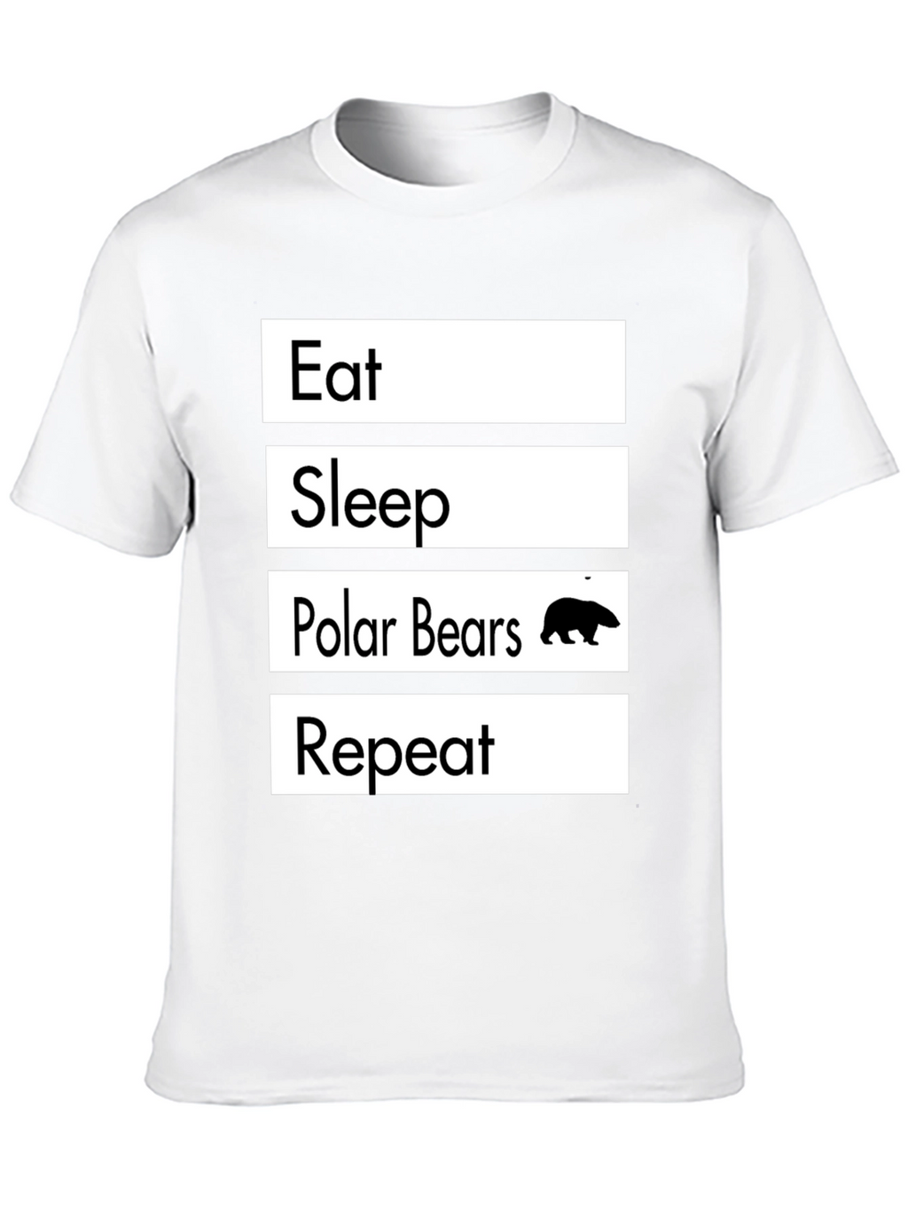 Eat Sleep Polar Bears Repeat T-Shirt