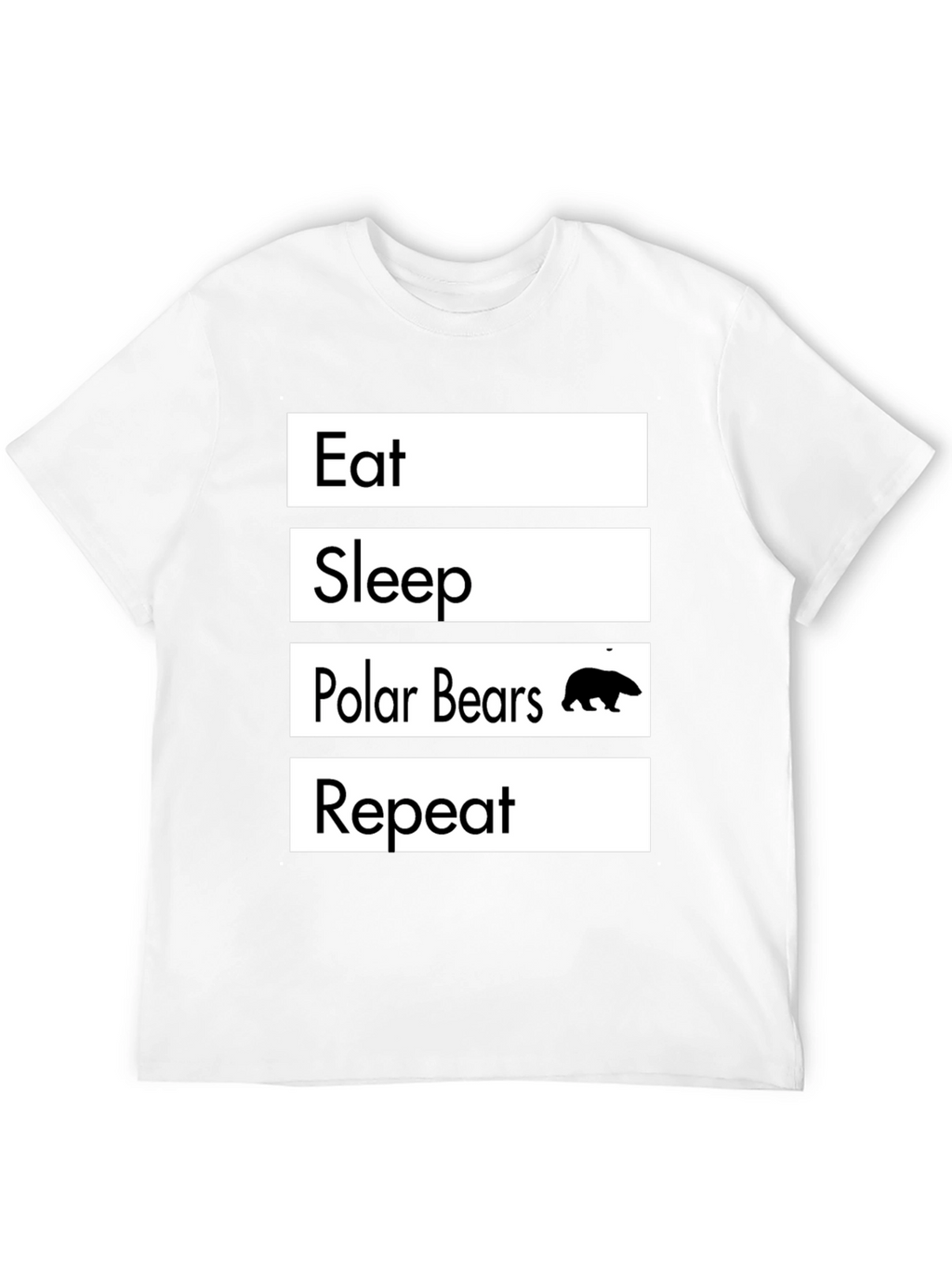 Eat Sleep Polar Bears Repeat T-Shirt