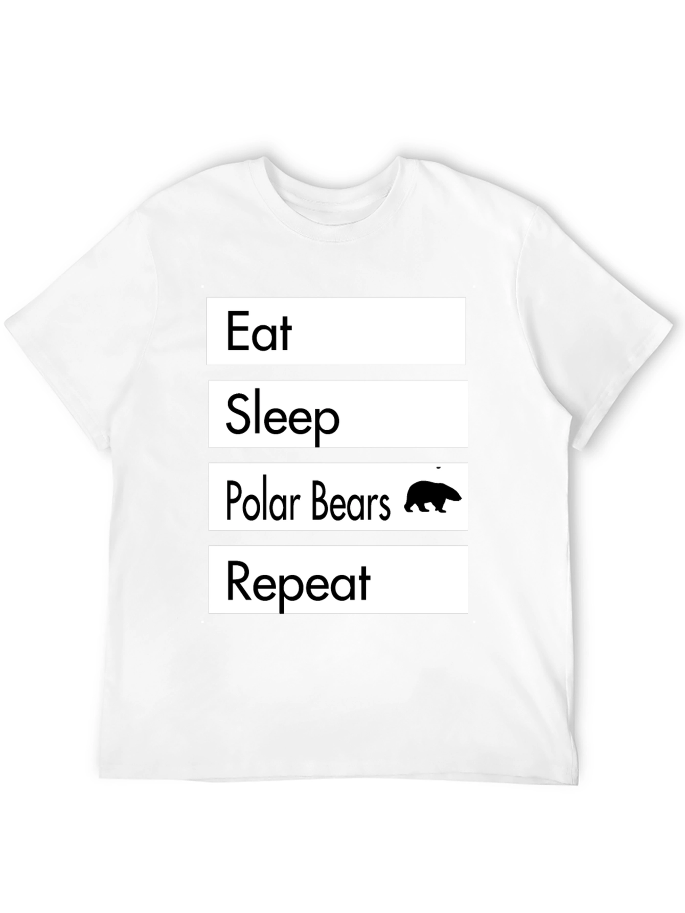 Eat Sleep Polar Bears Repeat T-Shirt