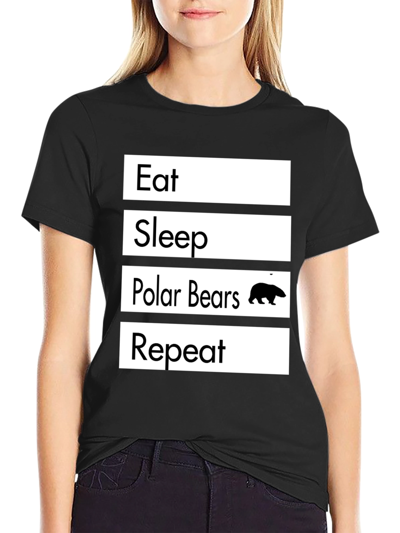 Eat Sleep Polar Bears Repeat T-Shirt