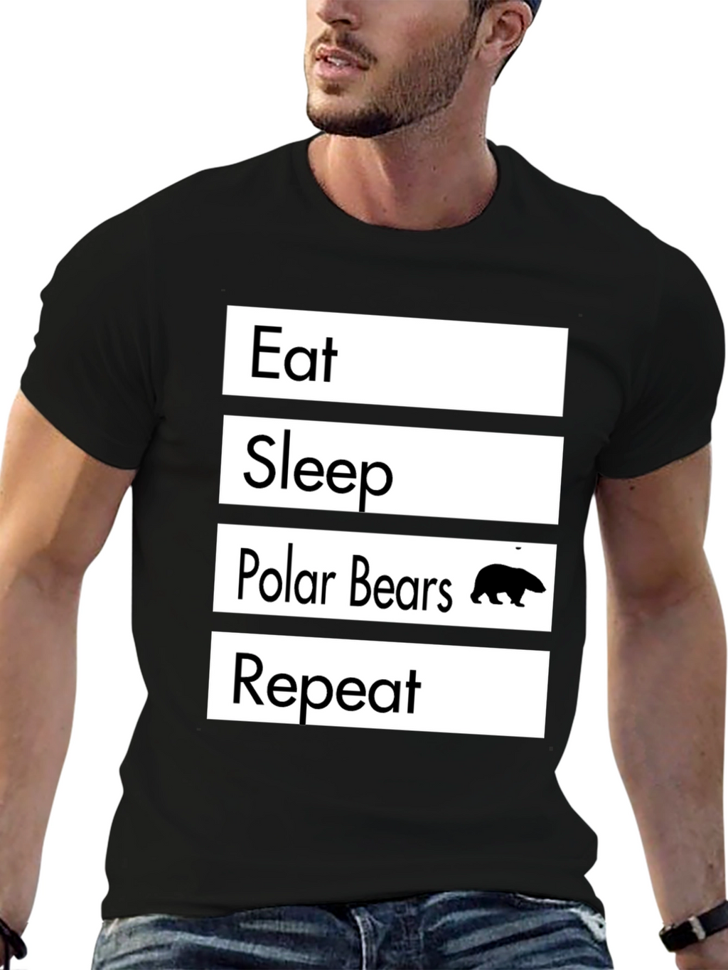 Eat Sleep Polar Bears Repeat T-Shirt