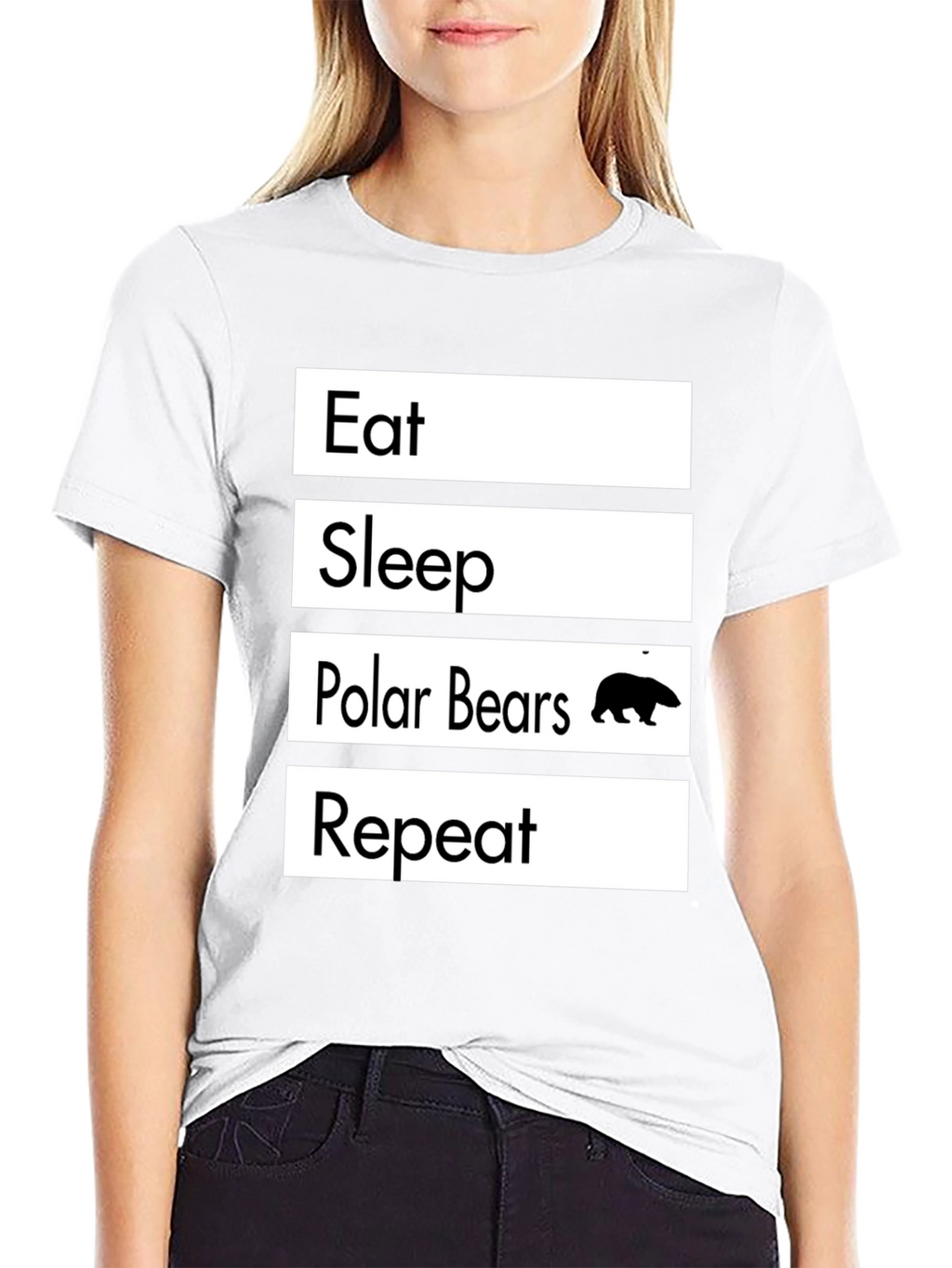 Eat Sleep Polar Bears Repeat T-Shirt