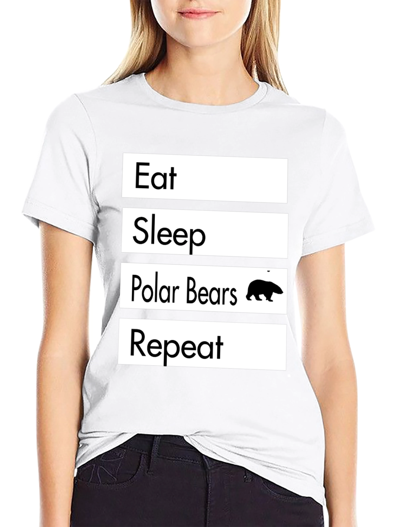 Eat Sleep Polar Bears Repeat T-Shirt