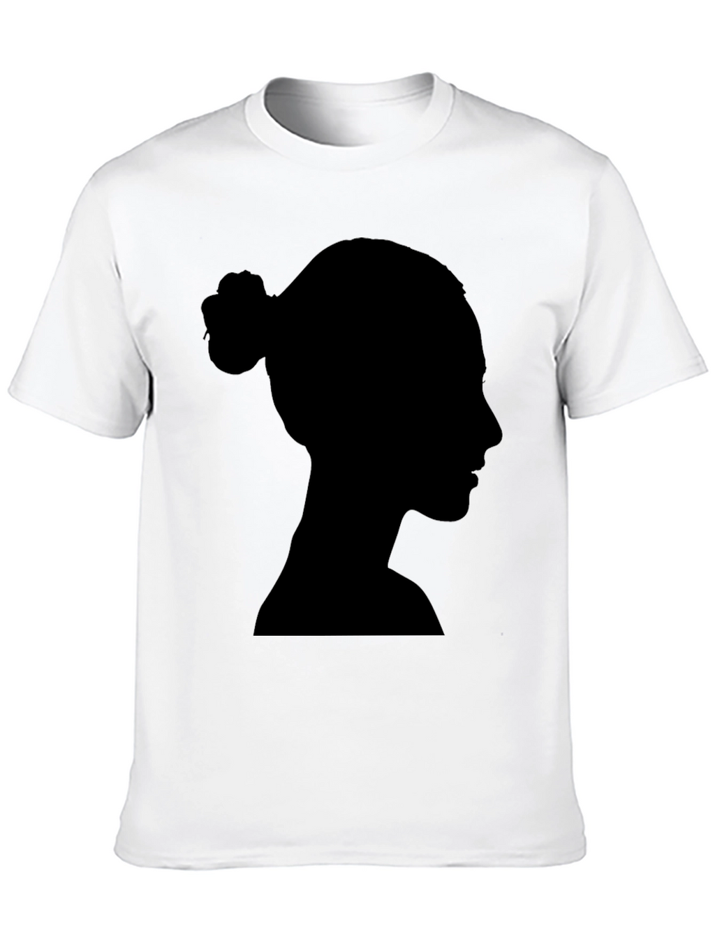 Silhouette Bun Graphic Tee - Stylish Casual Wear