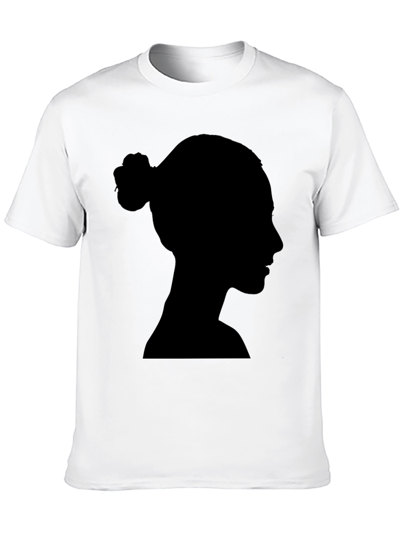 Silhouette Bun Graphic Tee - Stylish Casual Wear