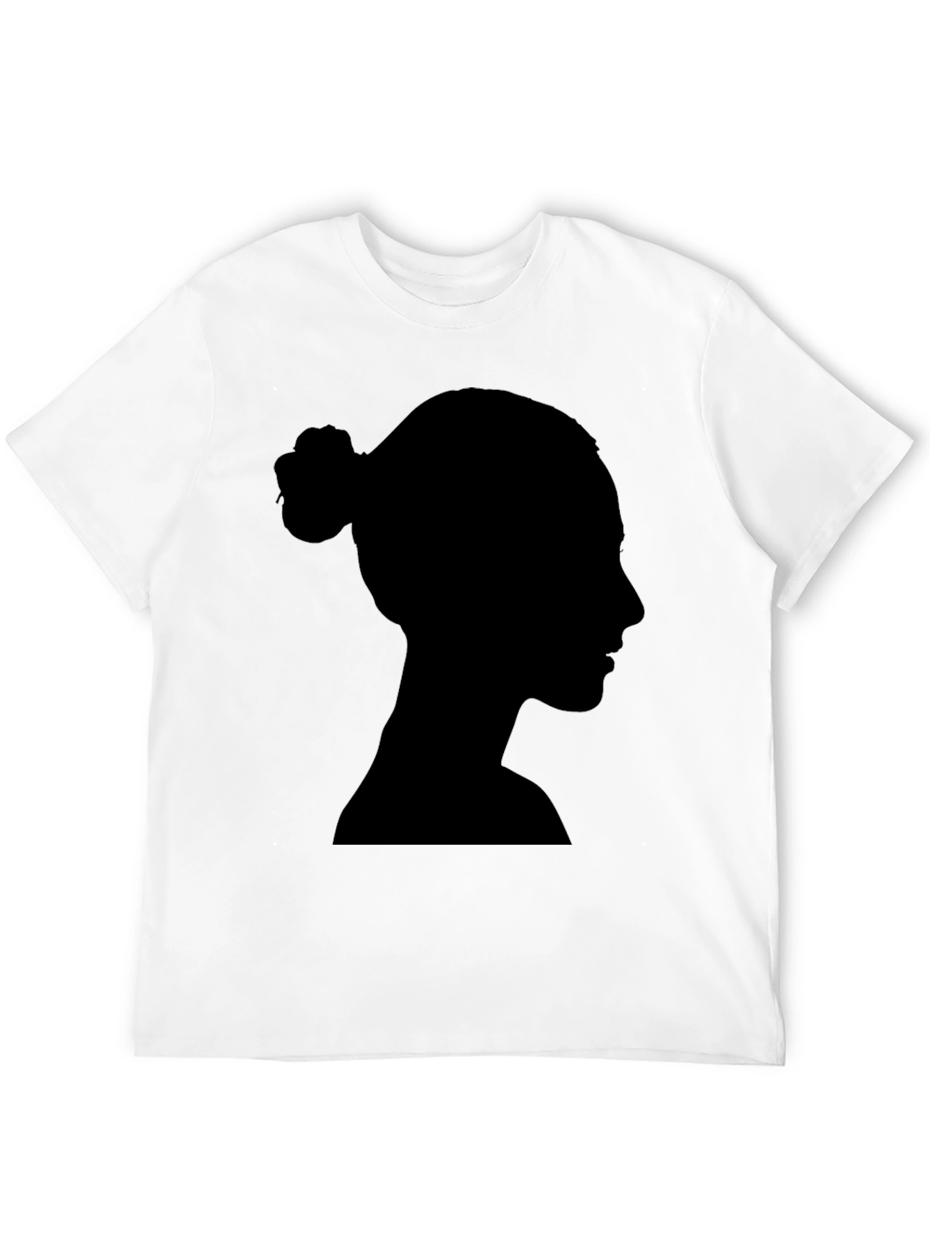 Silhouette Bun Graphic Tee - Stylish Casual Wear