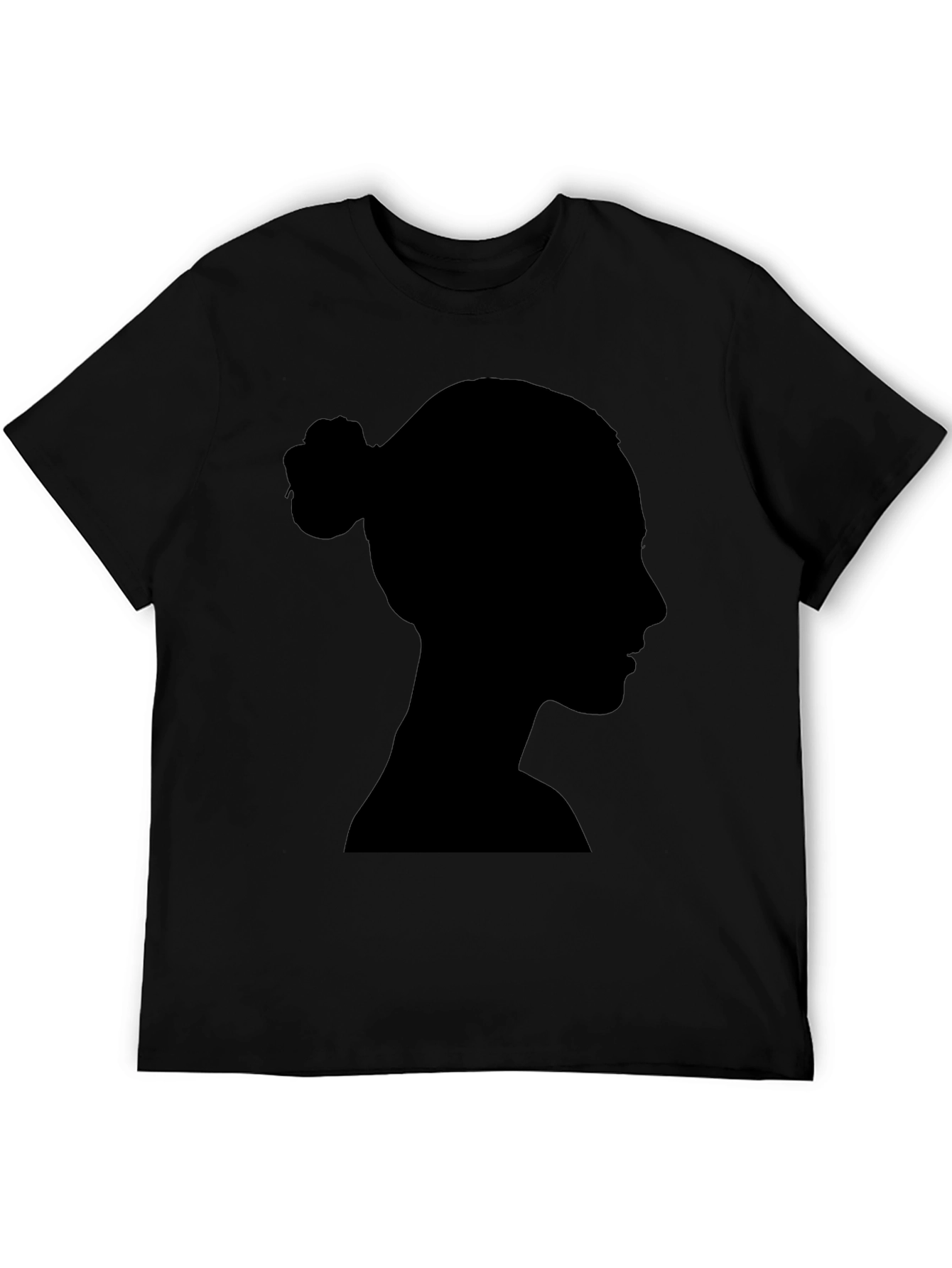 Silhouette Bun Graphic Tee - Stylish Casual Wear
