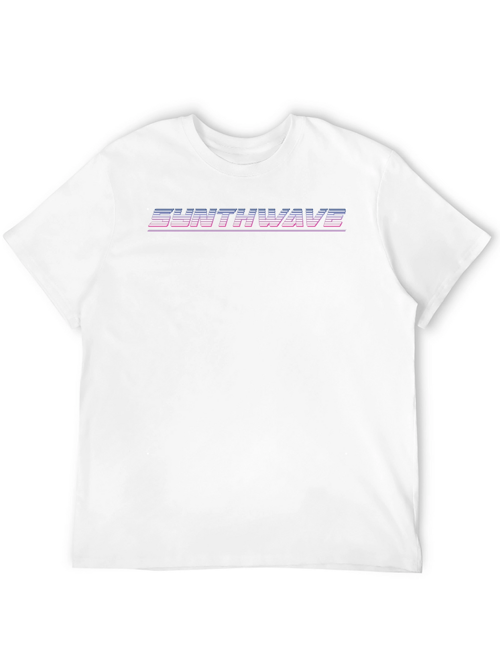 Synthwave Retro Style T-Shirt - Black