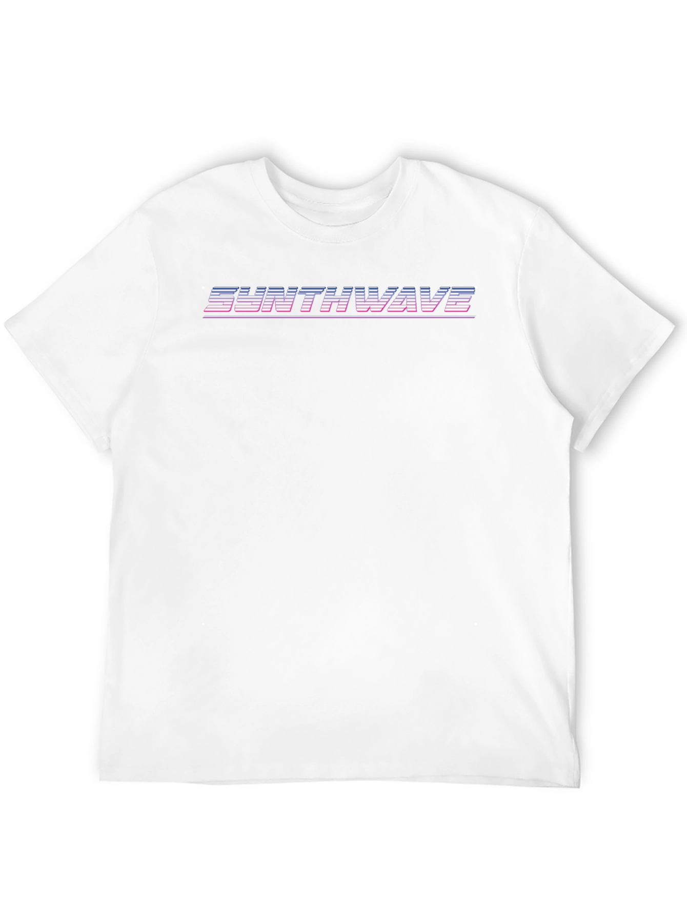 Synthwave Retro Style T-Shirt - Black
