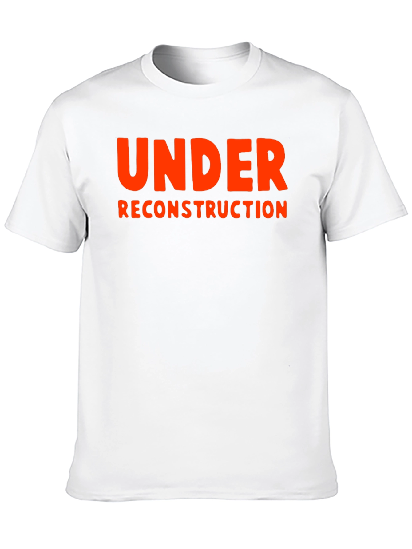 Under Reconstruction Graphic Tee - Bold Statement Shirt