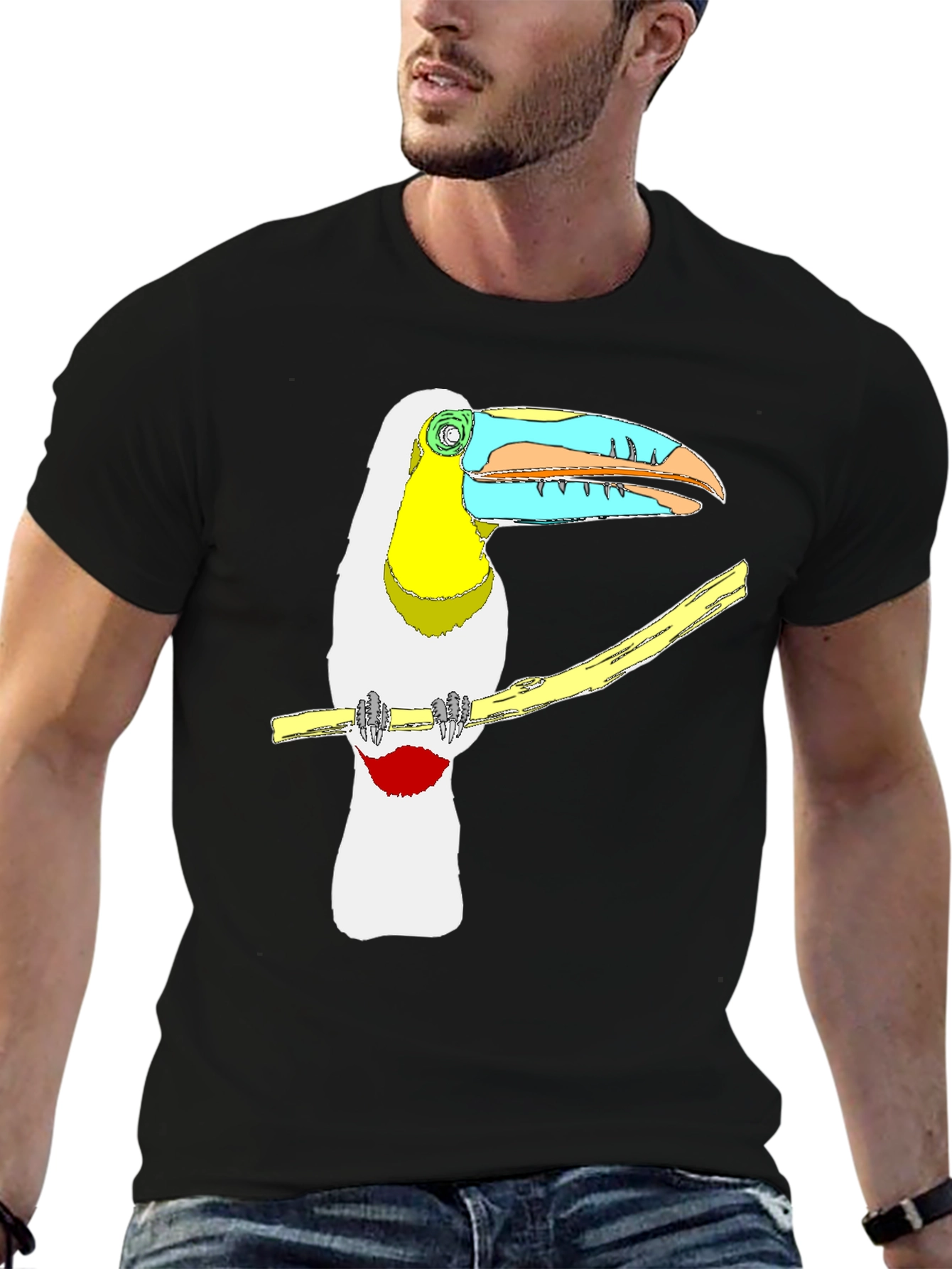 Toucan T-Shirt - Tropical Bird Graphic Tee