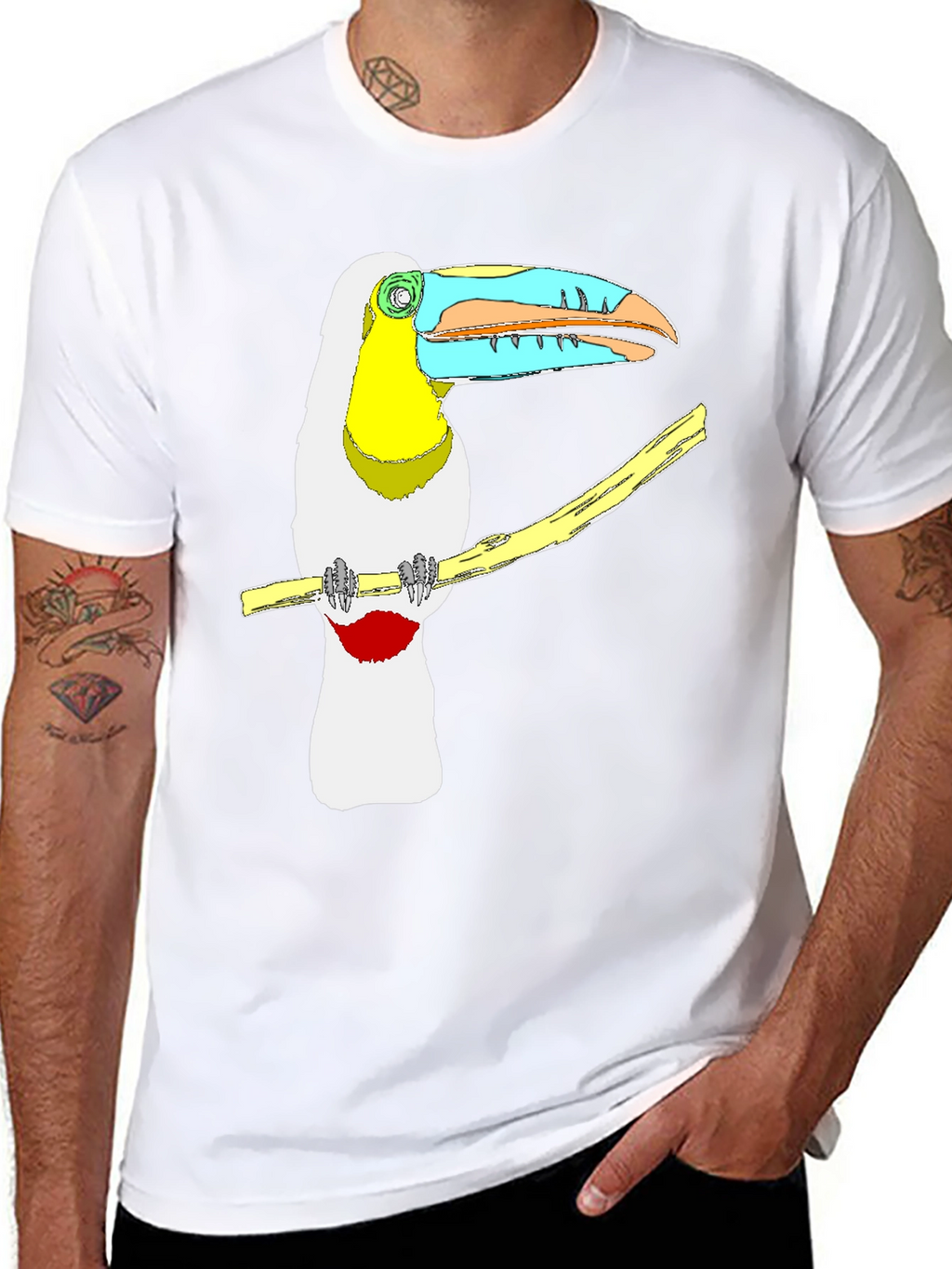 Toucan T-Shirt - Tropical Bird Graphic Tee
