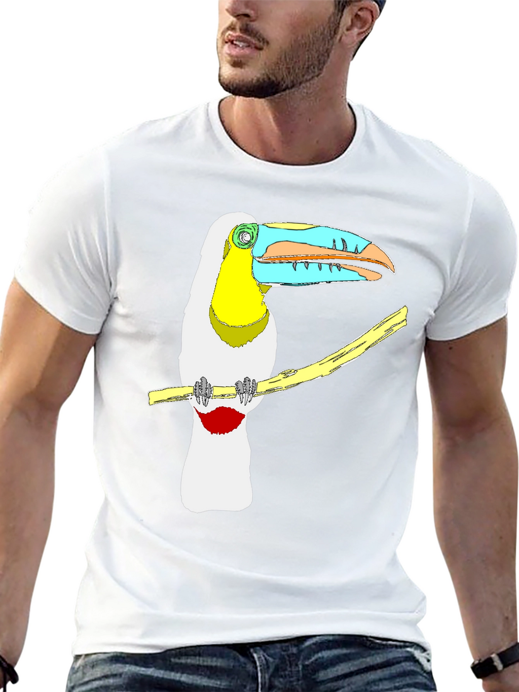 Toucan T-Shirt - Tropical Bird Graphic Tee