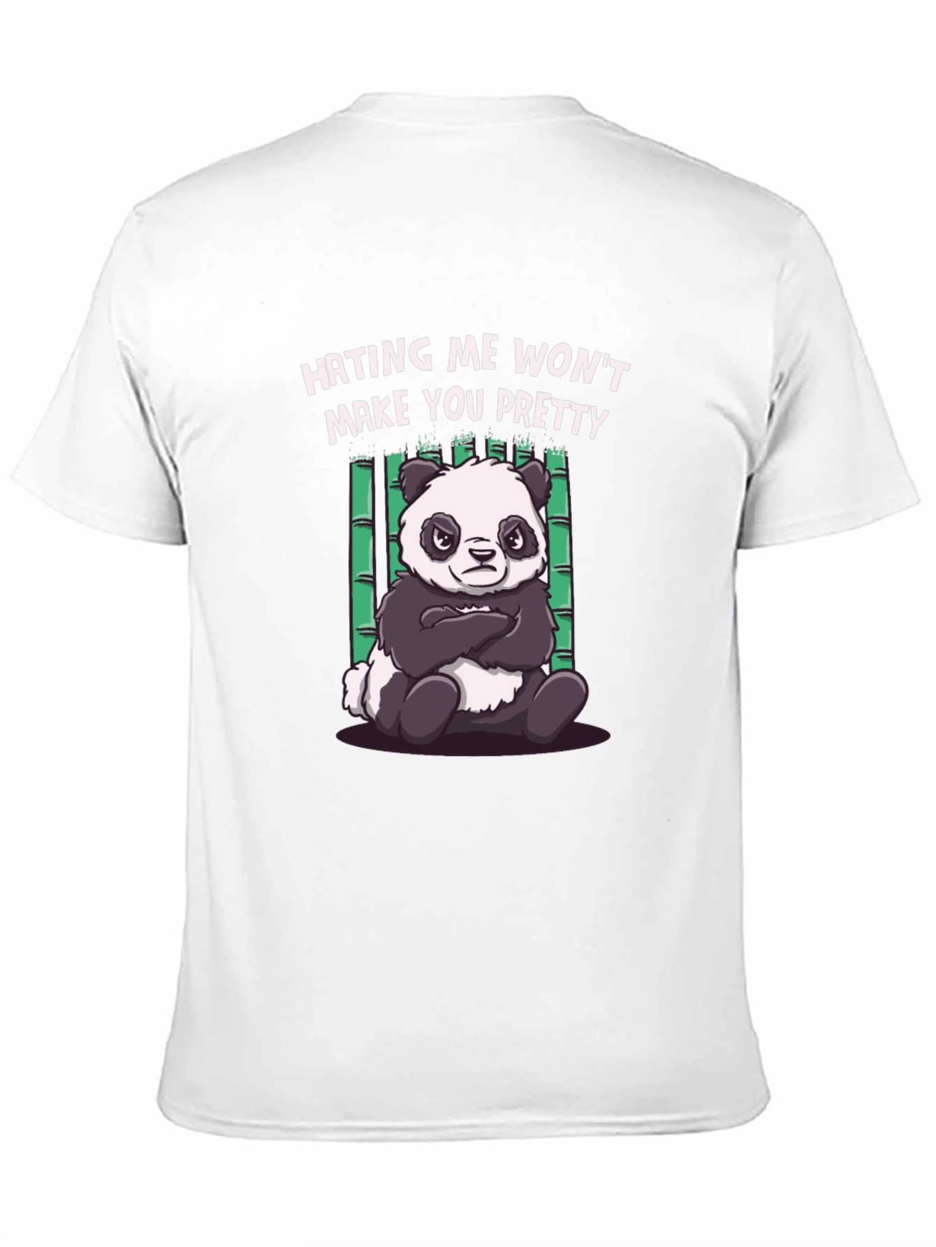 Hating Me Panda Graphic T-Shirt