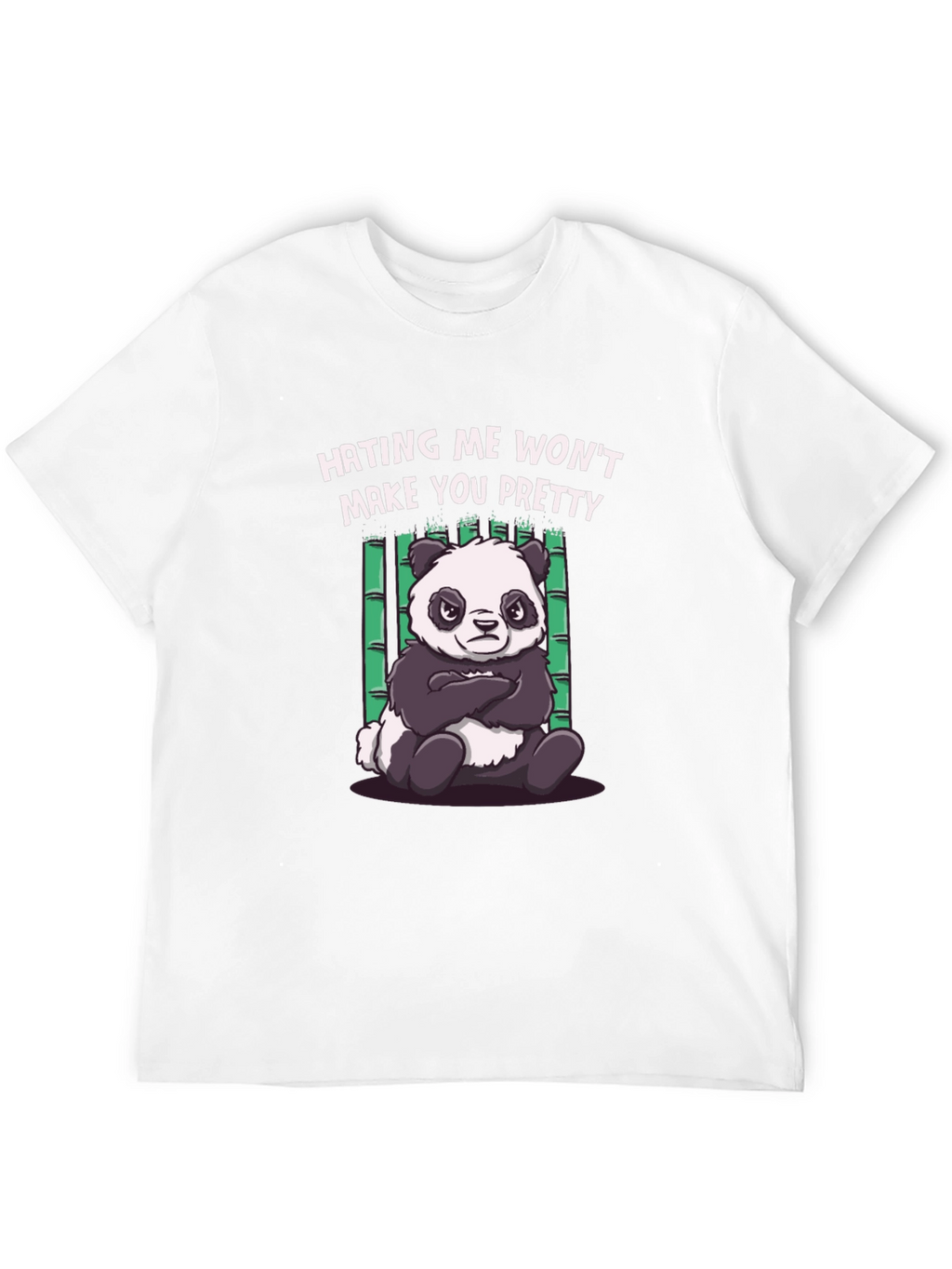 Hating Me Panda Graphic T-Shirt