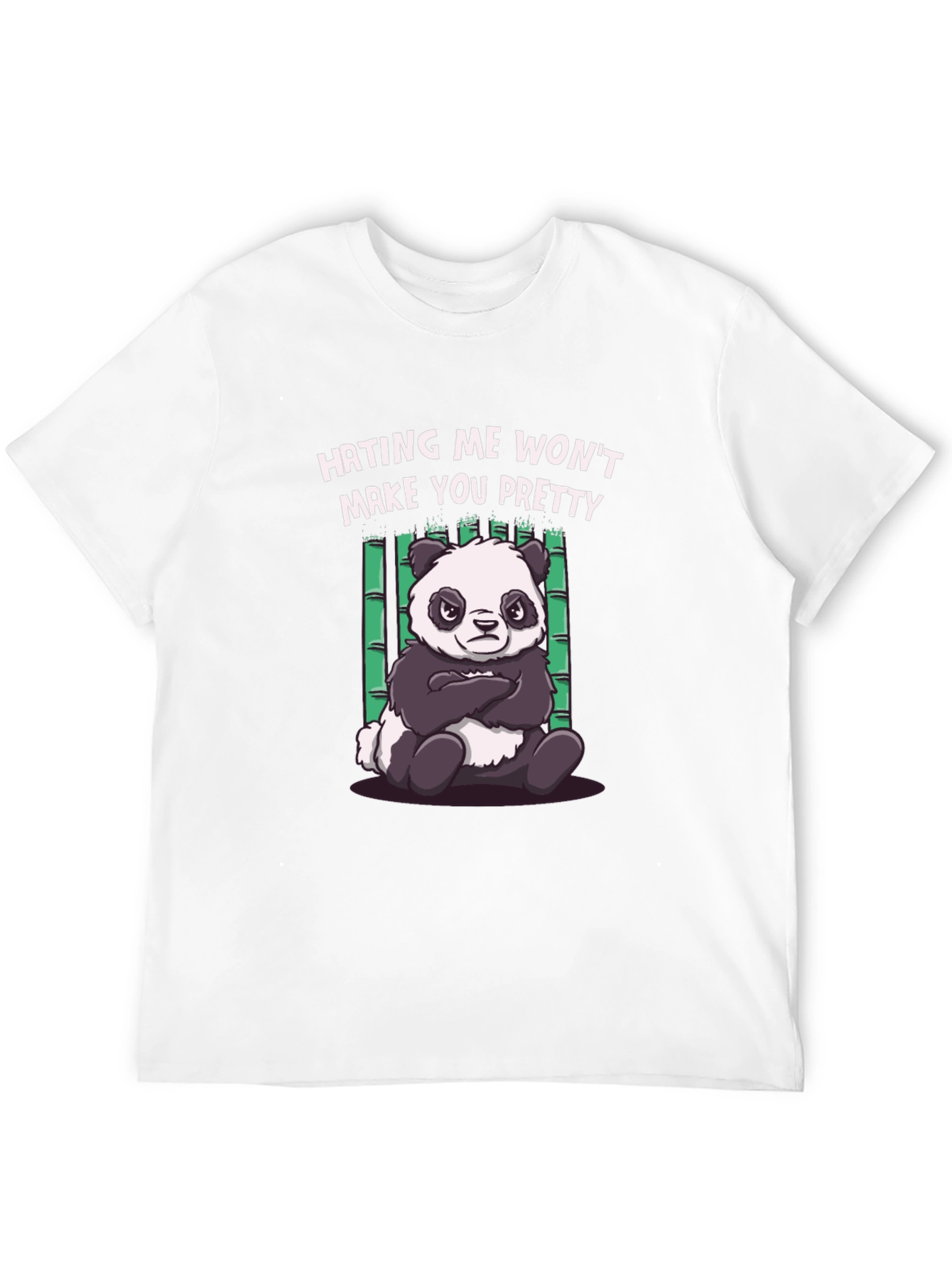 Hating Me Panda Graphic T-Shirt