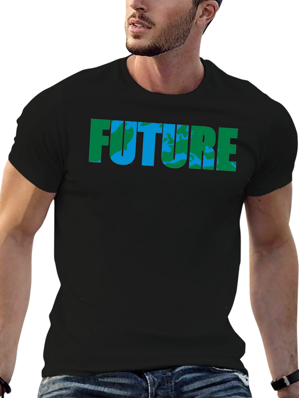 Earth Future Black T-Shirt