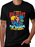 Big Heart Teacher T-Shirt: Shape Little Minds!