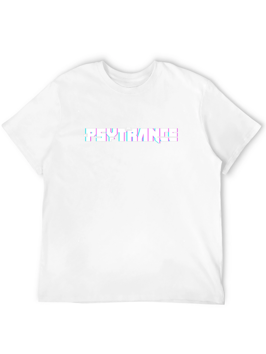 Psytrance Glitch Graphic Black Tee