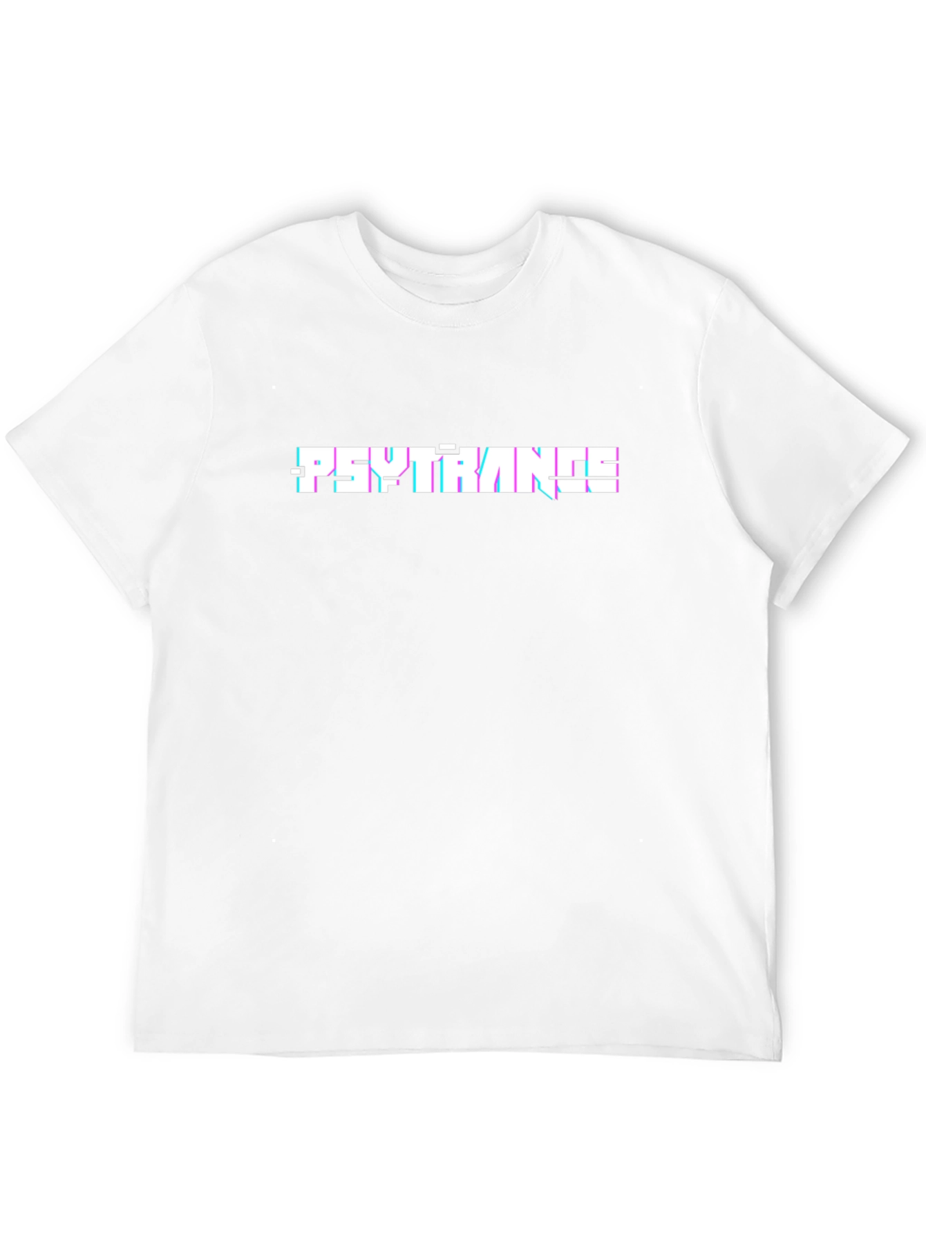 Psytrance Glitch Graphic Black Tee