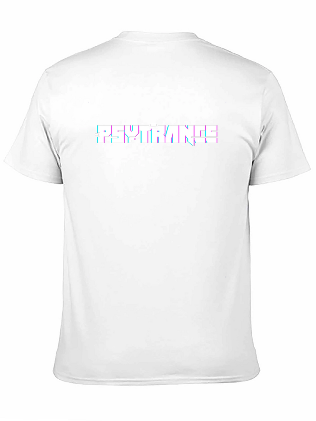 Psytrance Glitch Graphic Black Tee