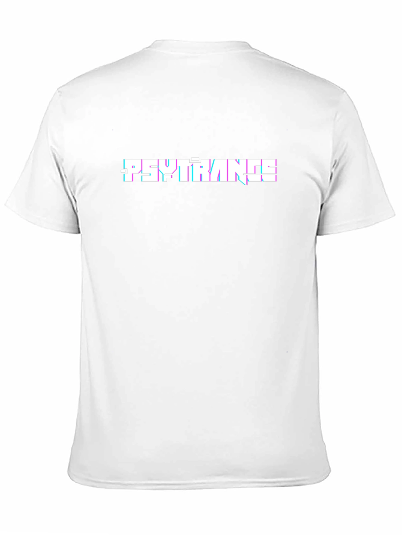Psytrance Glitch Graphic Black Tee
