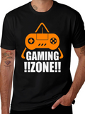Gaming Zone Graphic T-Shirt - Black