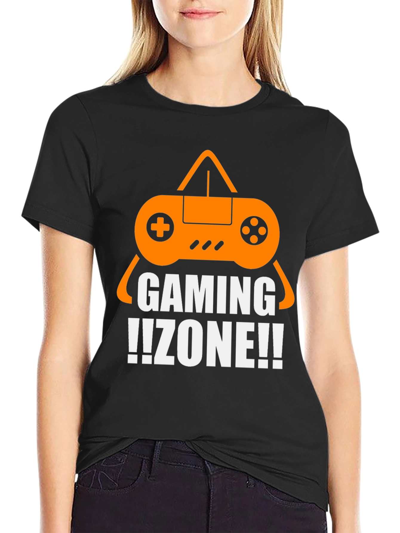 Gaming Zone Graphic T-Shirt - Black
