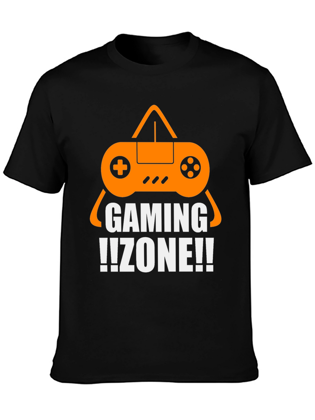 Gaming Zone Graphic T-Shirt - Black